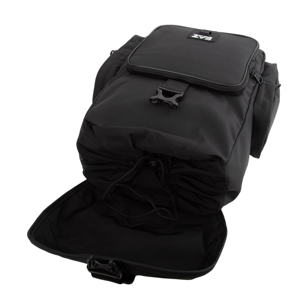 Emporio Armani EA7 Stijlvolle Zwarte Uniseks Rugzak Black Heren