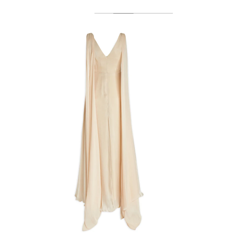 Actualee Lange Jurken Collectie Beige Dames