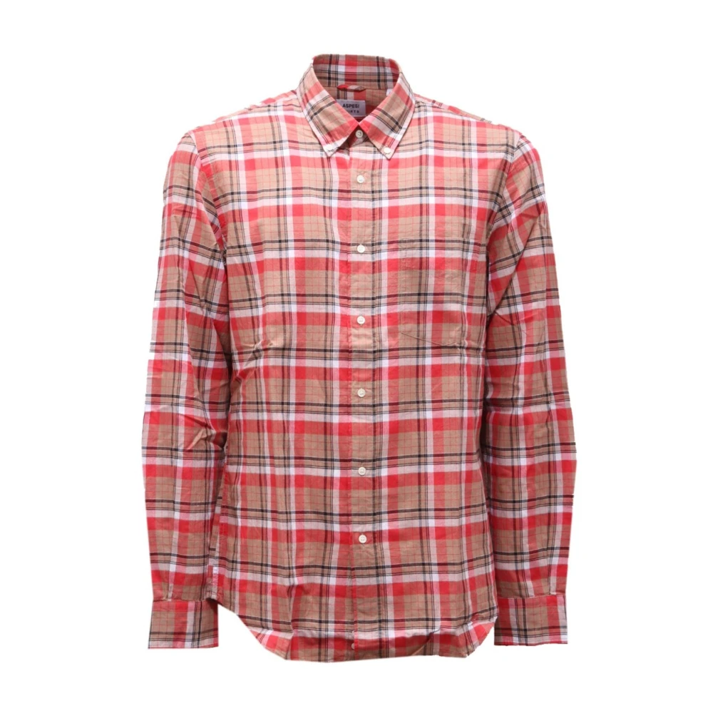 Aspesi Men's Multicolor Checked Cotton Shirt New Robert Ii - Casual Shirts - 2XL - Shirts