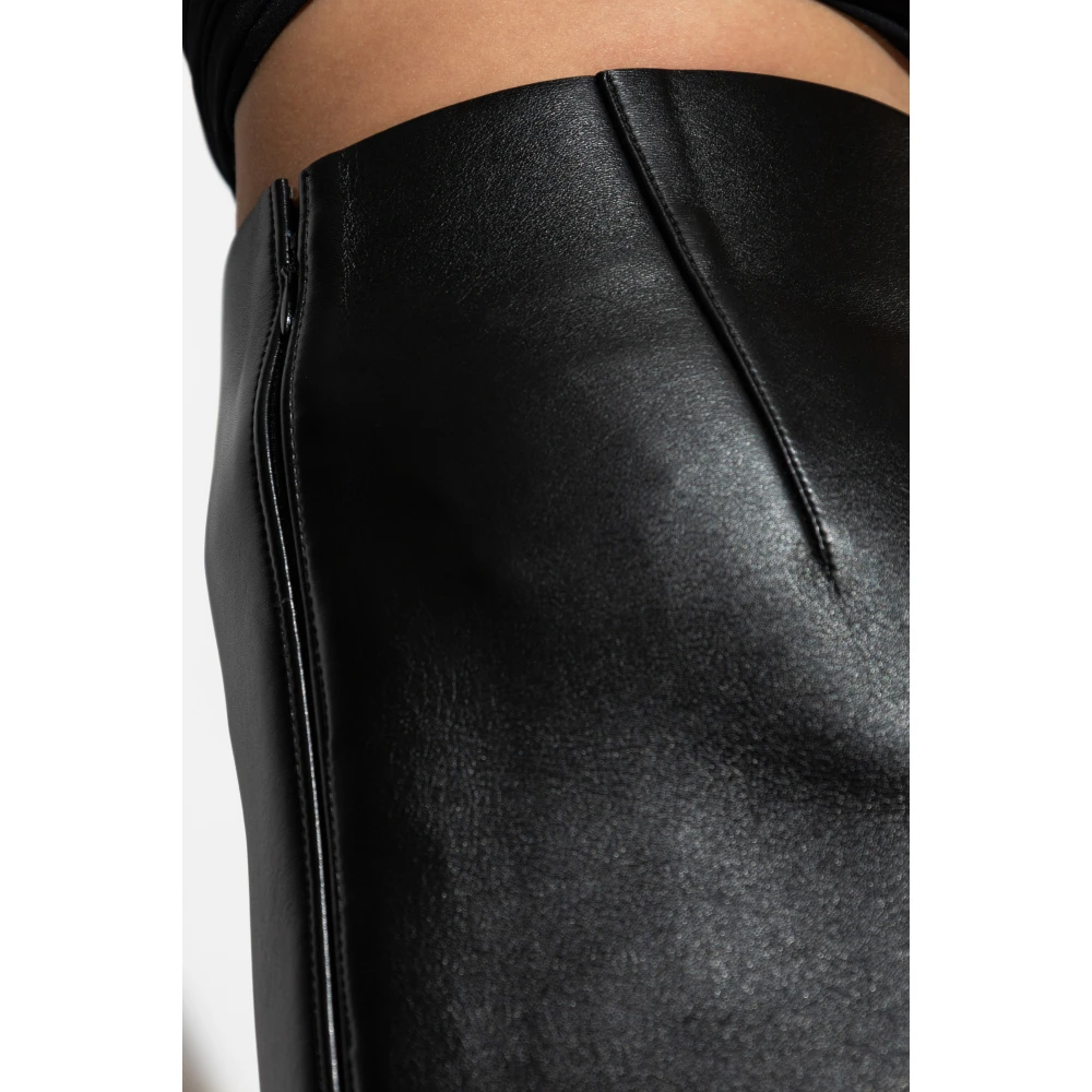 Diesel Vegan leren rok Black Dames
