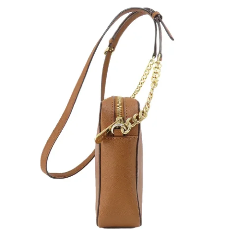 Michael Kors Pre-owned Leather shoulder-bags Brown Dames