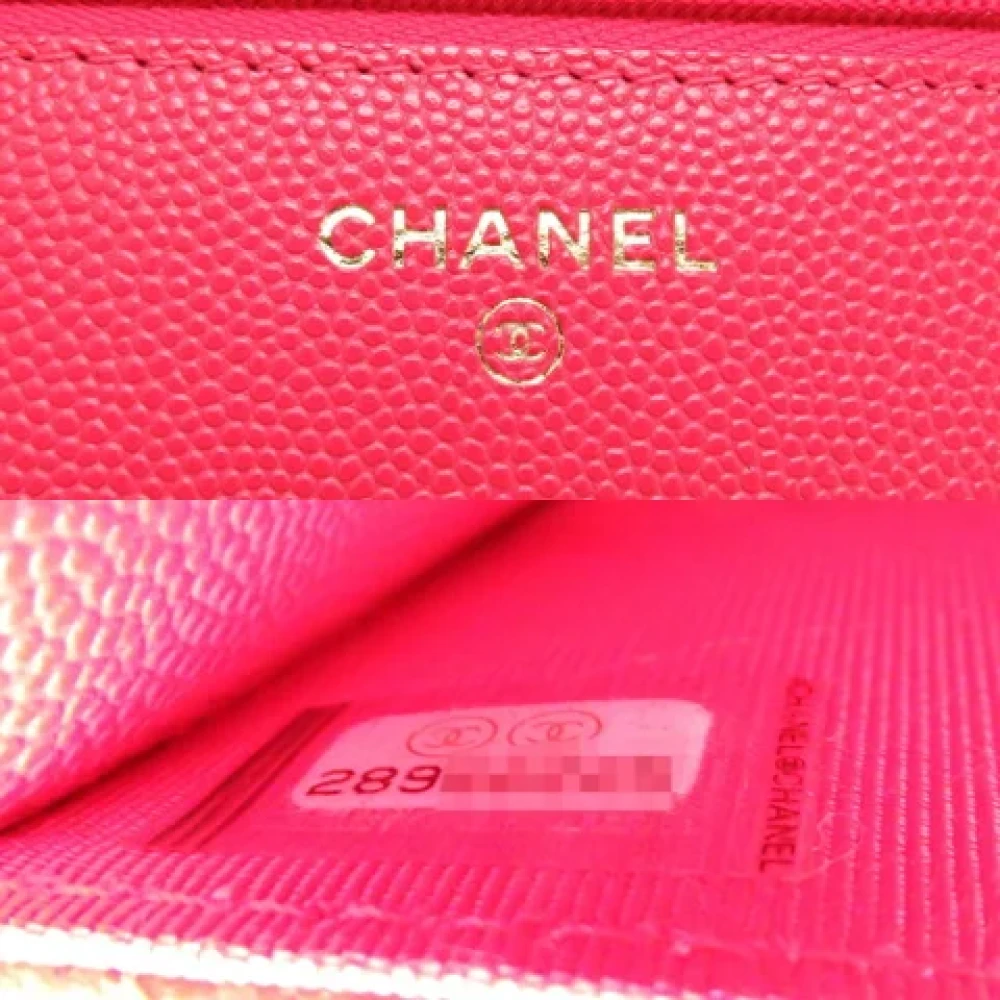 Chanel Vintage Pre-owned Leather chanel-bags Red Dames