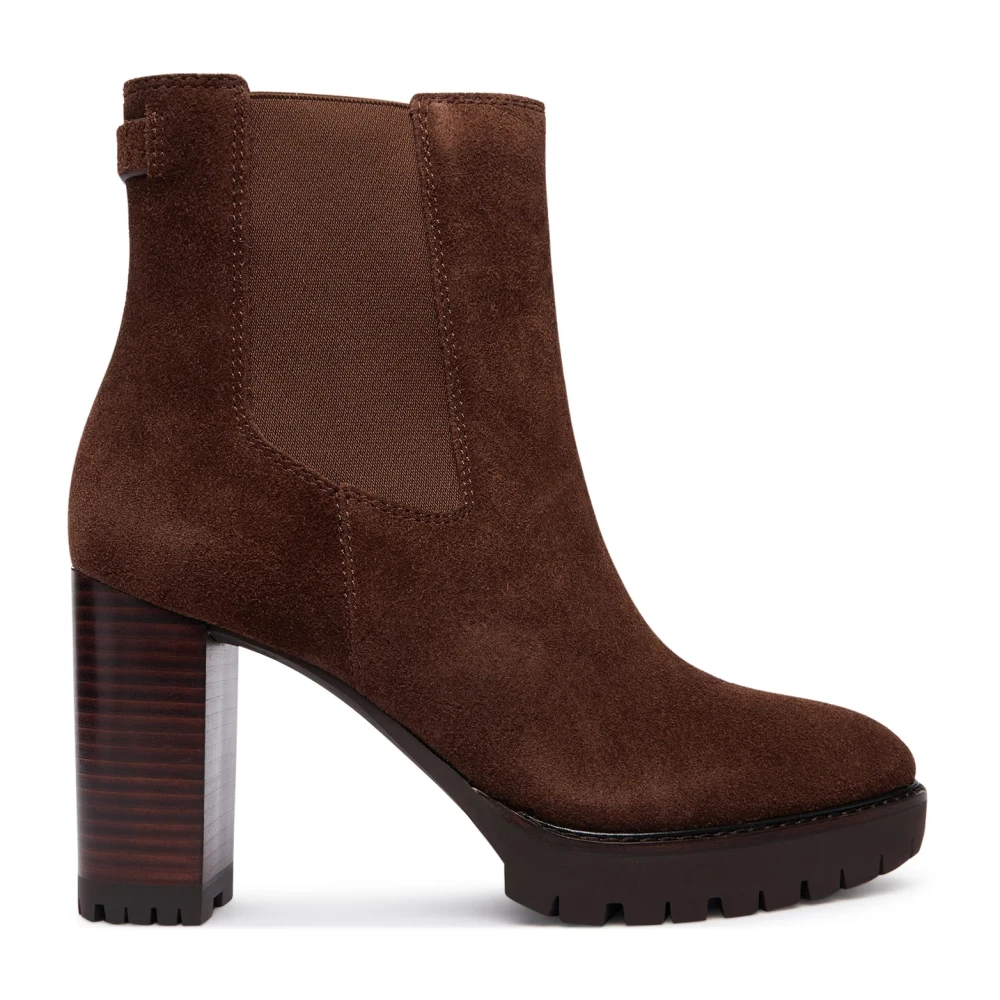 Ralph Lauren Brun Stivaletto Layne