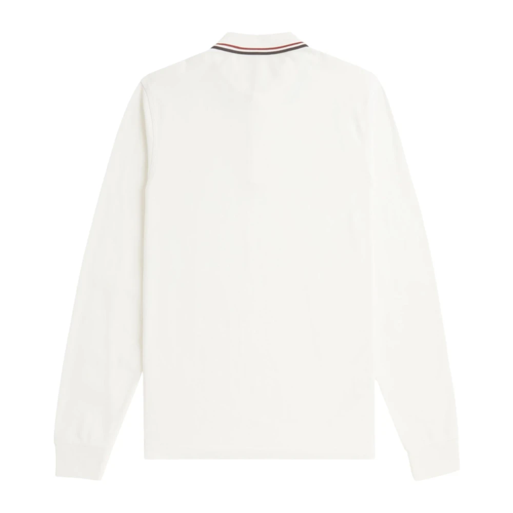 Fred Perry Witte Twin Tipped Polo Shirt White Heren