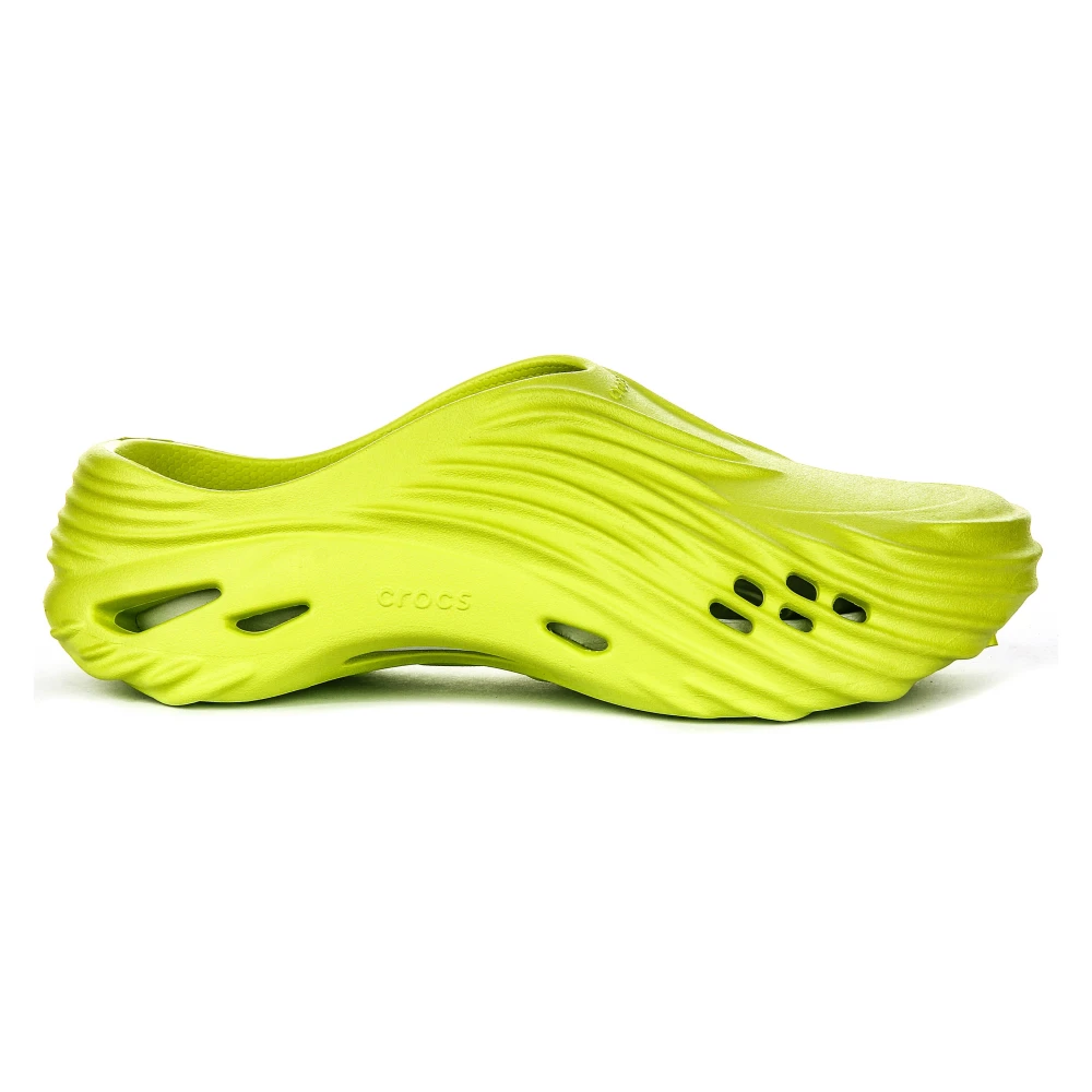 Crocs Men's Green Echo Wave Clogs - Mules - 12 Uk - Shoes