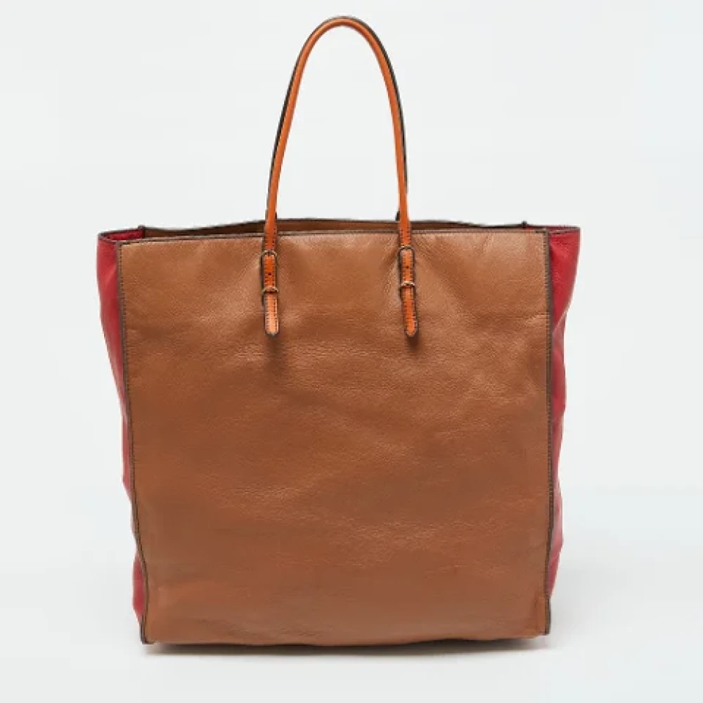 Balenciaga Vintage Pre-owned Leather balenciaga-bags Brown Dames