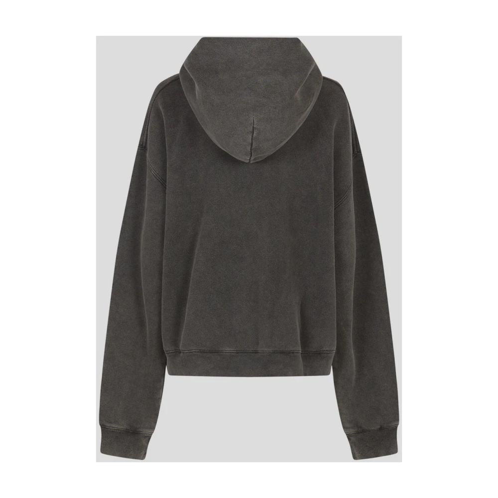 alexander wang Casual Sweatshirt Unisex Kleding Gray Heren
