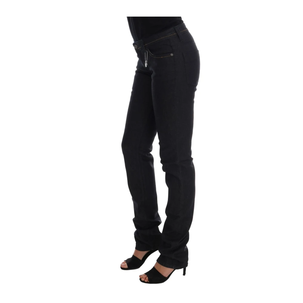 Costume National Donkerblauwe Super Slim Fit Jeans Blue Dames