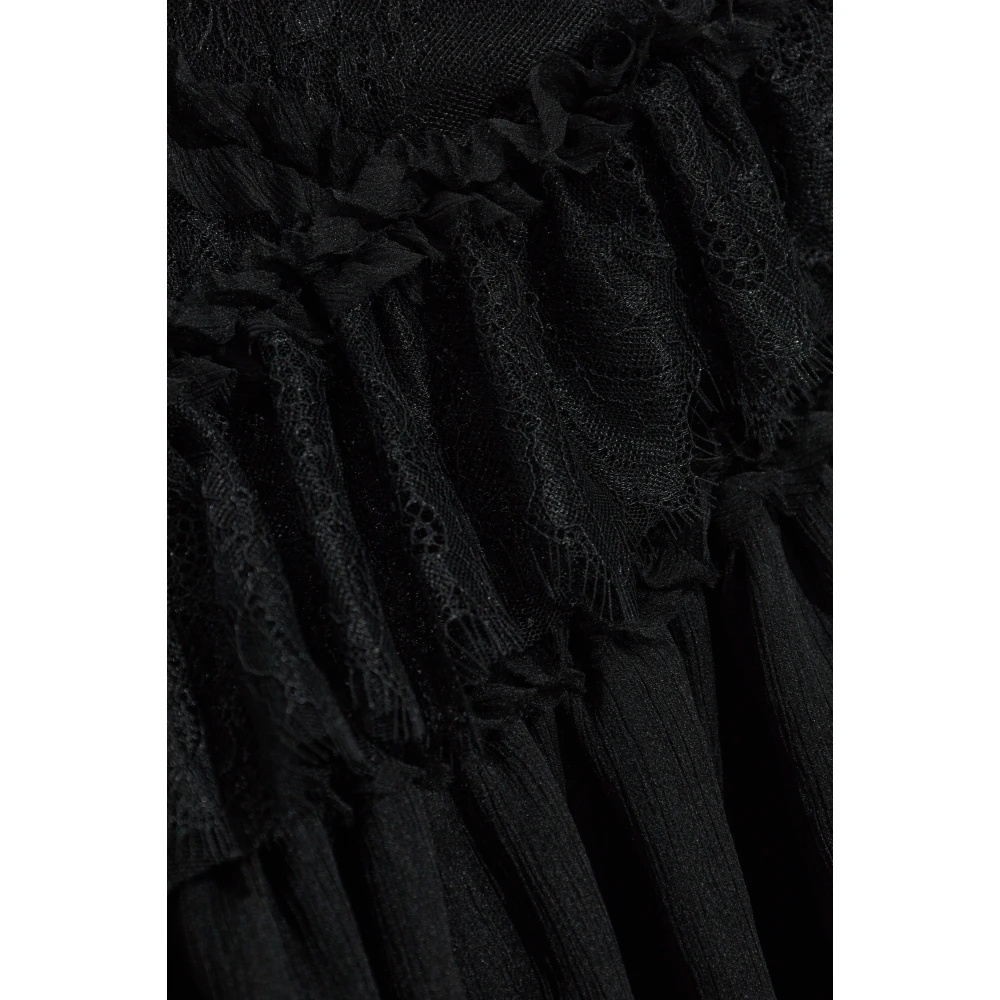 Loveshackfancy Jurk Amberlrigh Black Dames