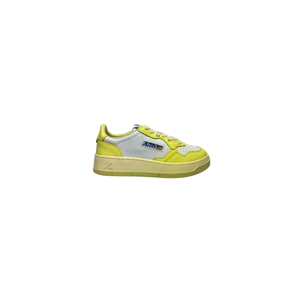 Autry Women's White Medalist Low - Sneakers - 6 Uk - Shoes