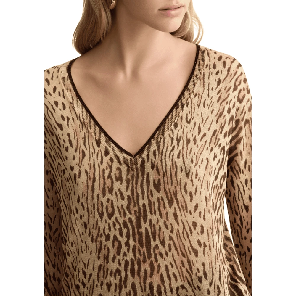Liu Jo Dierenprint Trui met Lange Mouwen Multicolor Dames