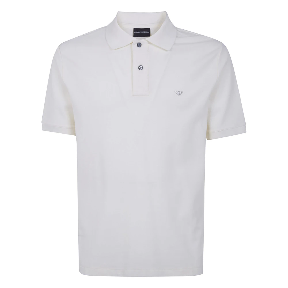 Emporio Armani Homme Blanc Tops, Taille: 3XL Polo
