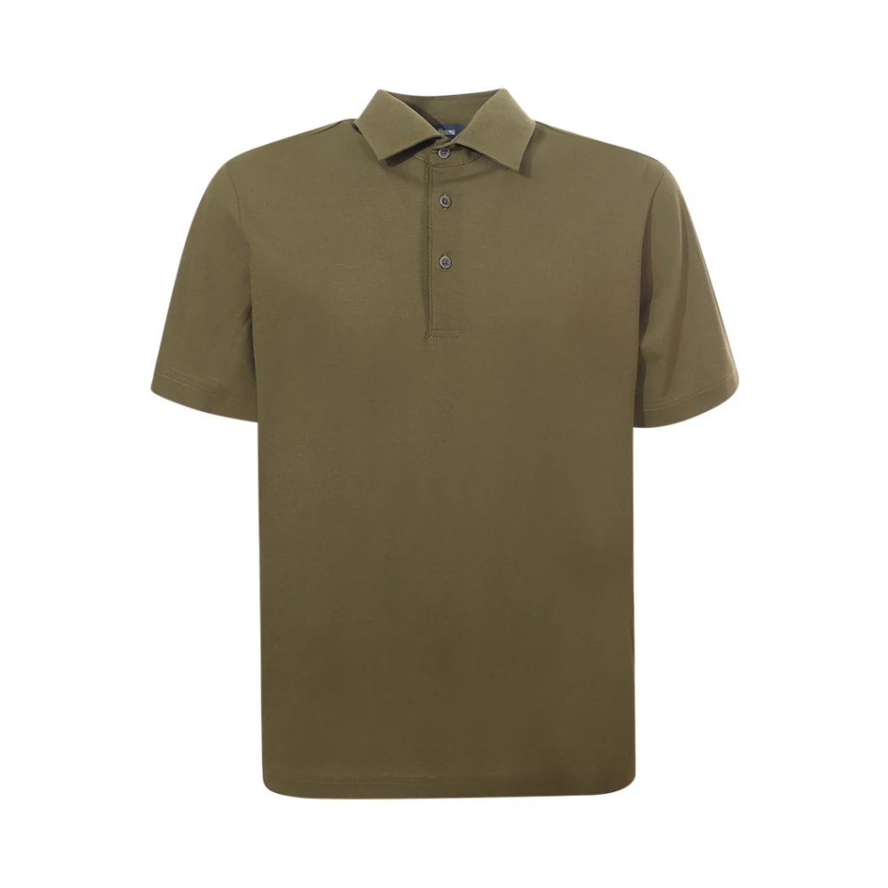 Herno Grön Polo Skjorta - Regular Fit Green, Herr