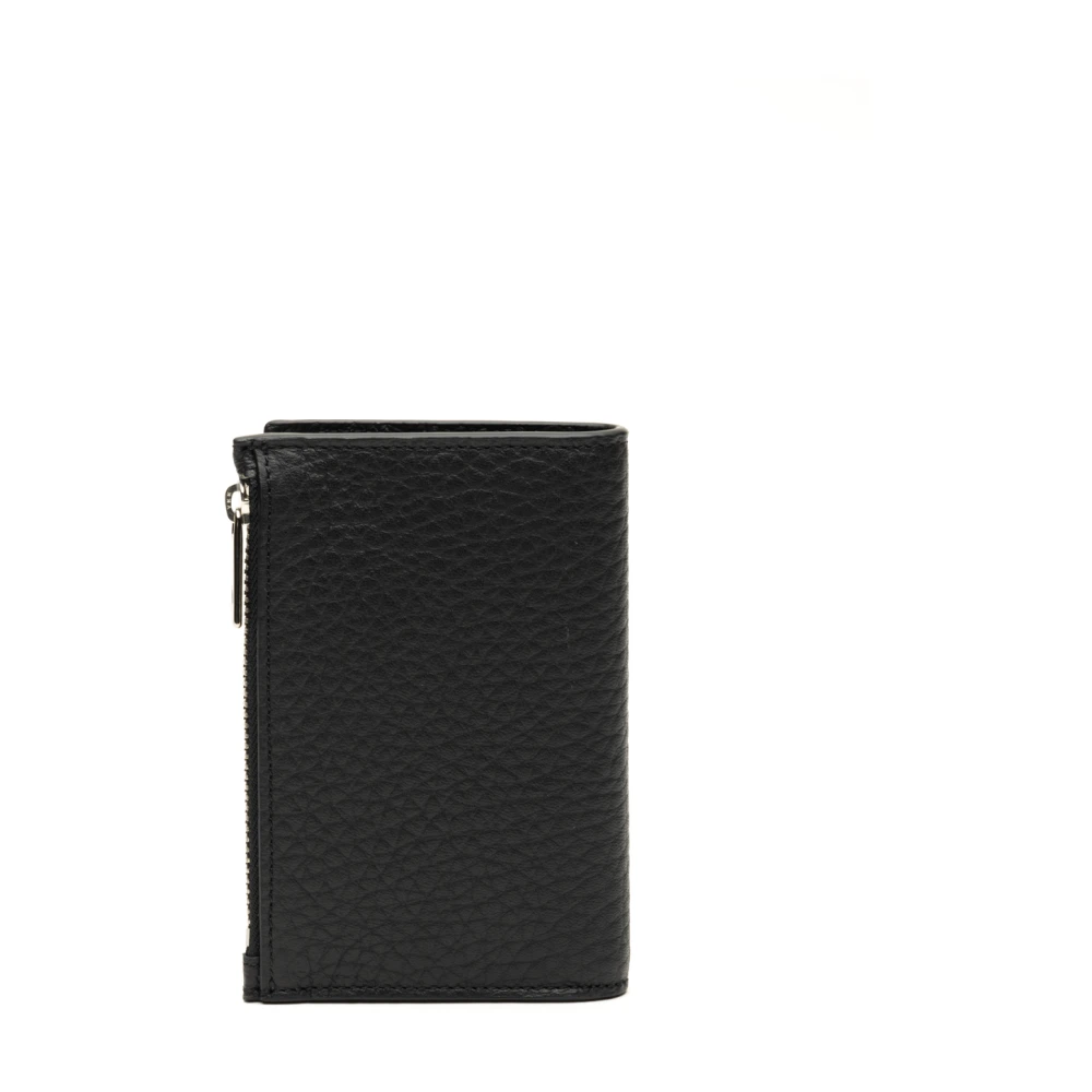 Orciani Zwarte Zachte Portemonnee Black Dames