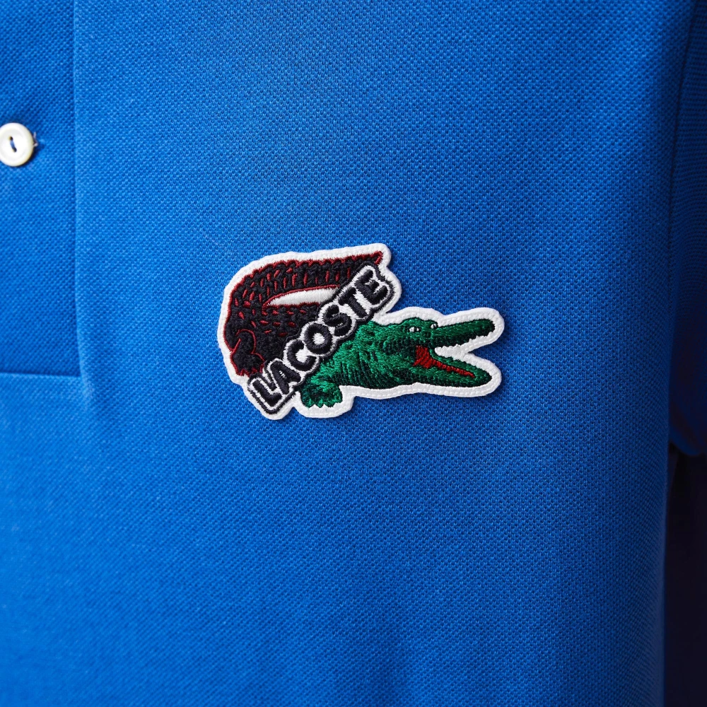Lacoste Organisch Katoenen Holiday Polo Shirt Blue Heren