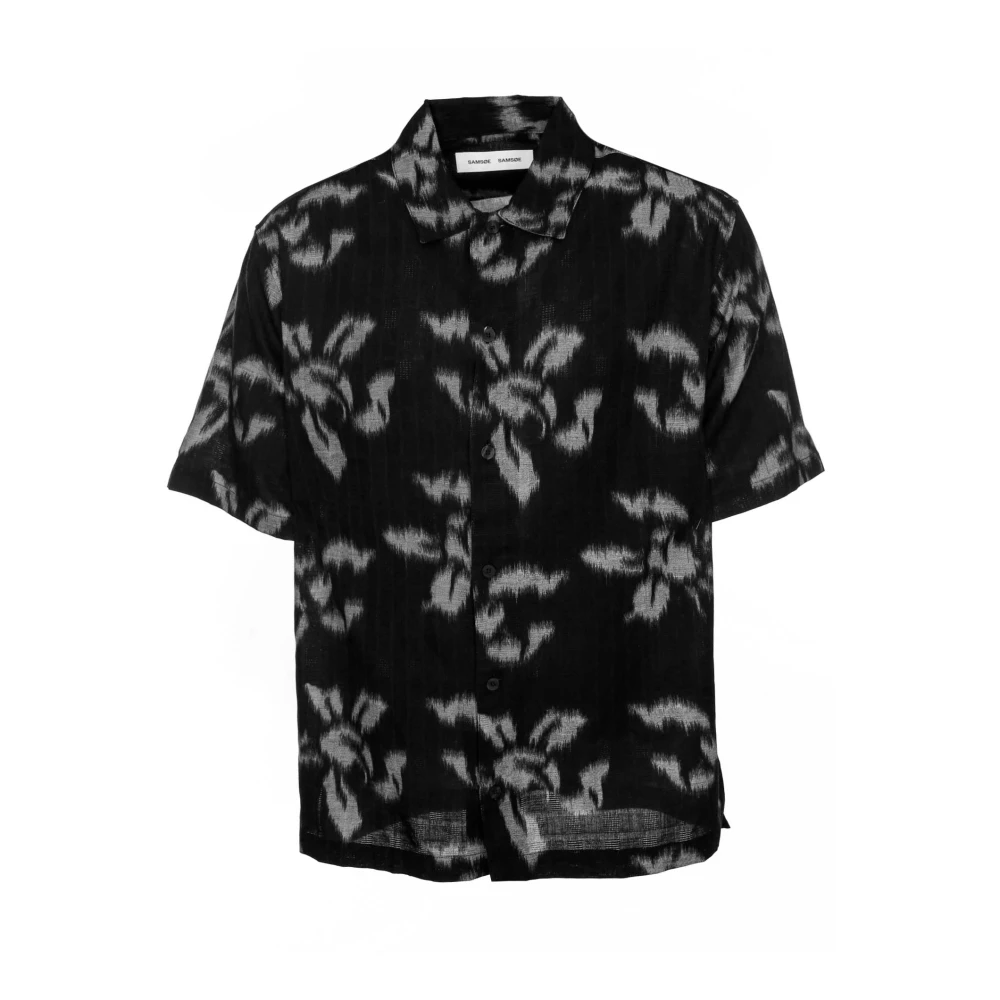 Samsøe Short Sleeve Shirts Black Heren