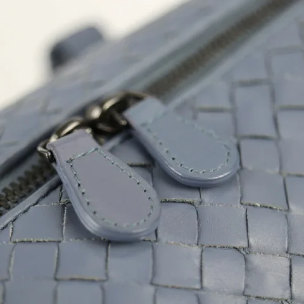 Bottega Veneta Vintage Pre-owned Leather handbags Blue Dames