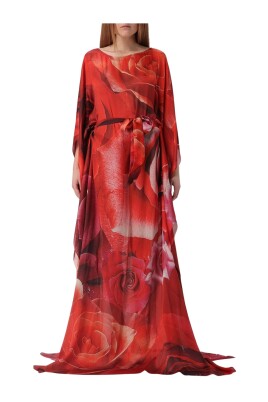 red-rose-print-silk-kaftan-dress