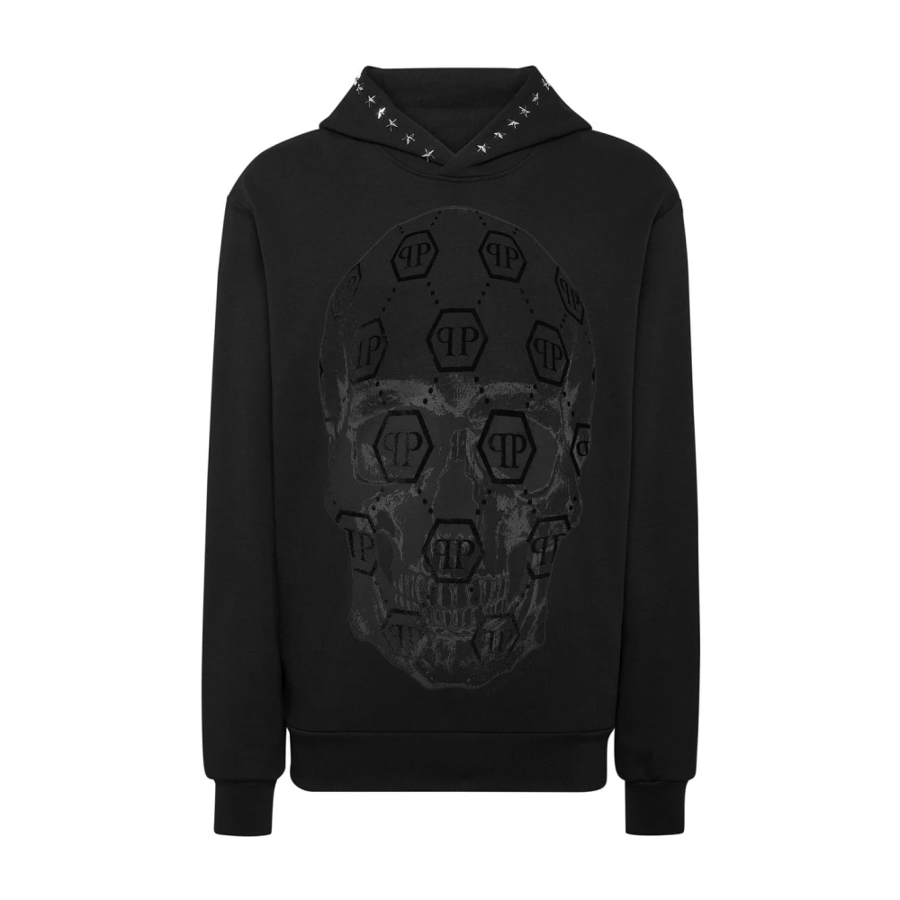 Philipp Plein Unieke Heren Hoodie met Stijl Aadcmjb Black Heren