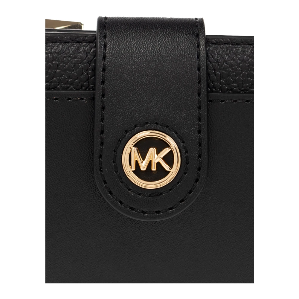 Michael Kors MK Charm portemonnee Black Dames
