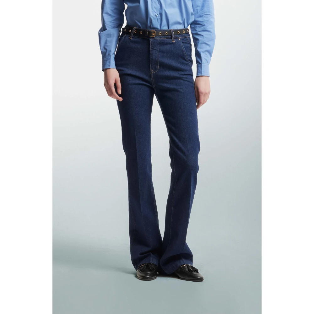 Kocca Slim Fit Straight Leg Denim Jeans Blue Dames
