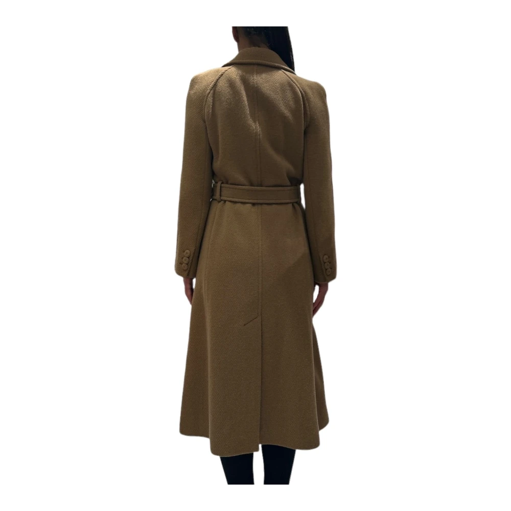 Moschino Lange Jas met Stijl Beige Heren
