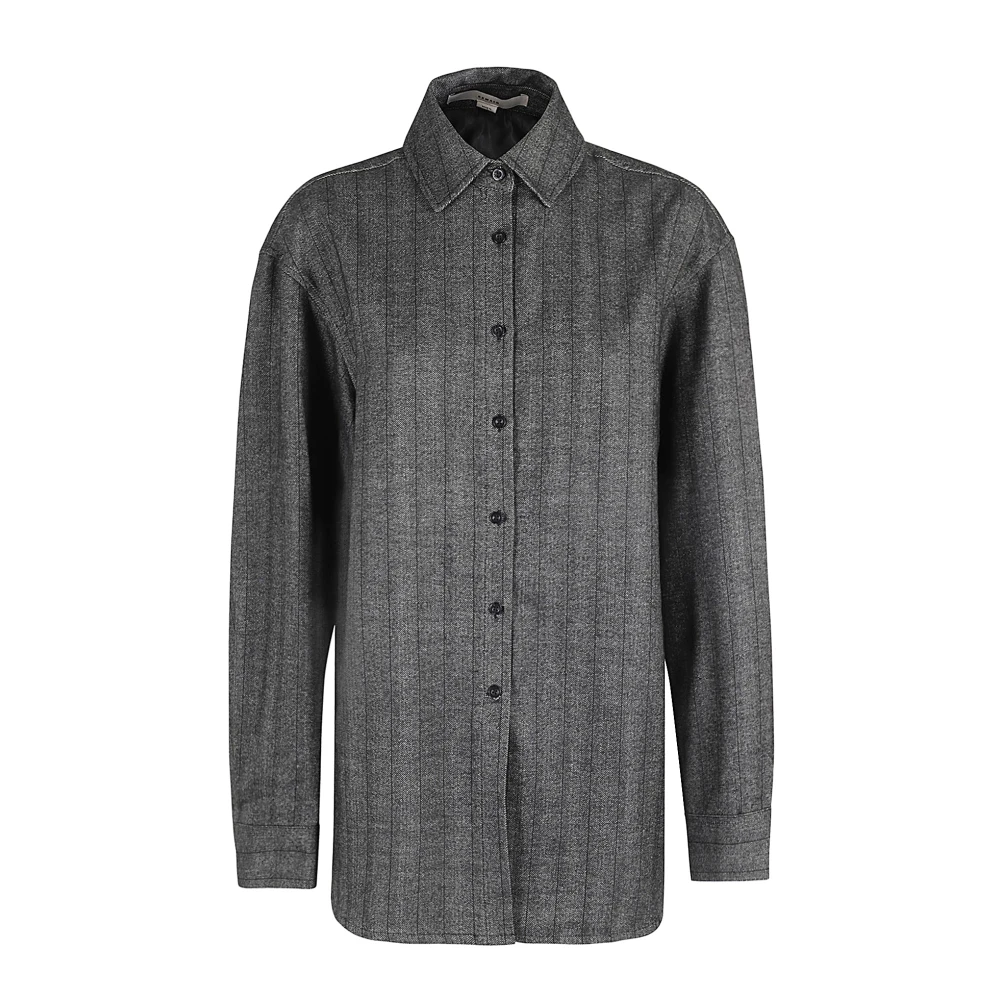 Remain Birger Christensen Gestreept Overhemd Gray Dames