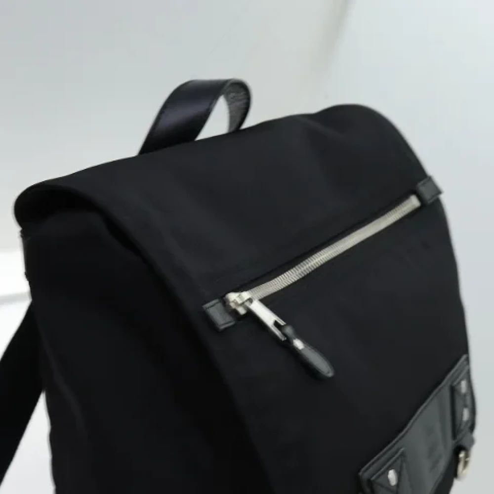 Gucci Vintage Pre-owned Nylon backpacks Black Dames