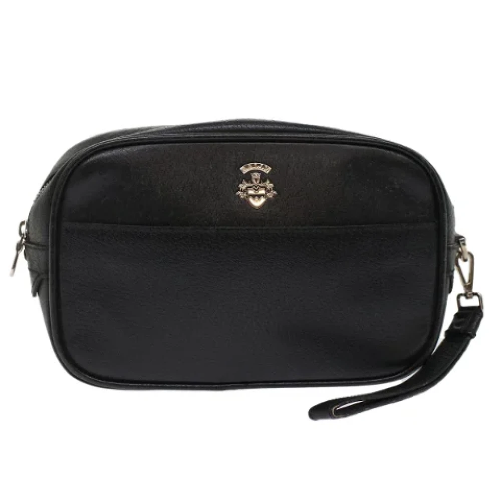 Bally Pre-owned Leather clutches Black Dames