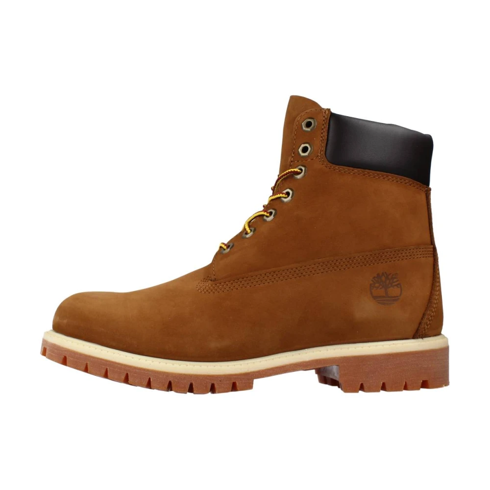 Timberland Brown Lace-Up Boots, Male, 6 Uk, 6 Inch Premium Boot
