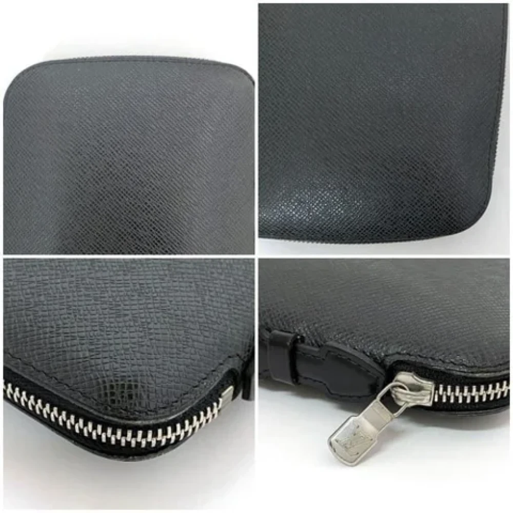 Louis Vuitton Vintage Pre-owned Leather wallets Black Heren