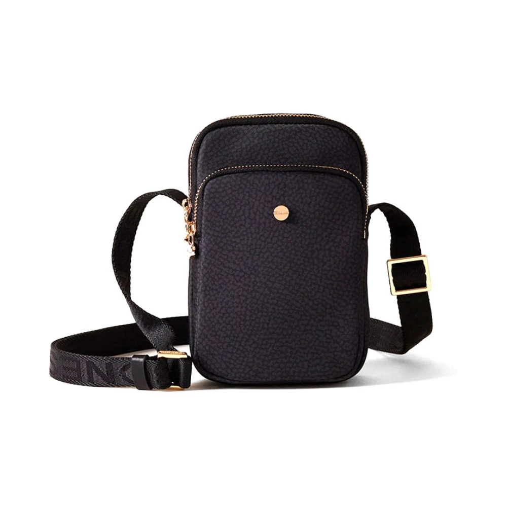 Borbonese Klassieke Lijn Zwarte Tassen Black Dames