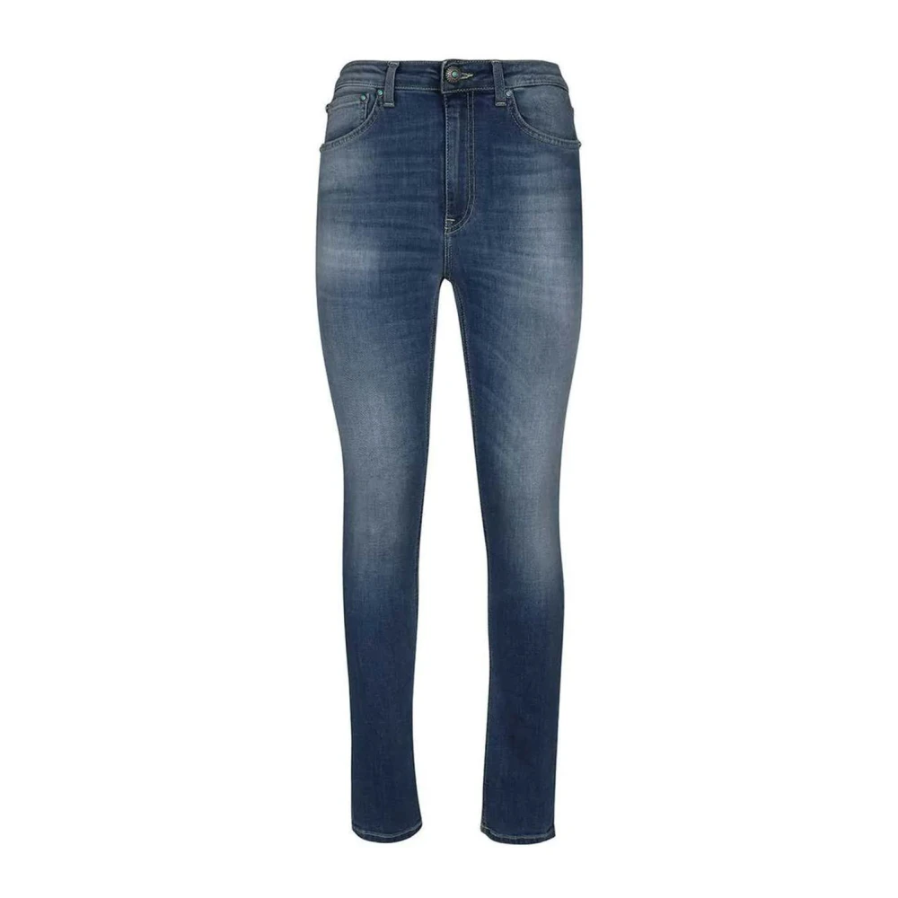 Dondup Slim Fit Skinny Jeans Blue Dames