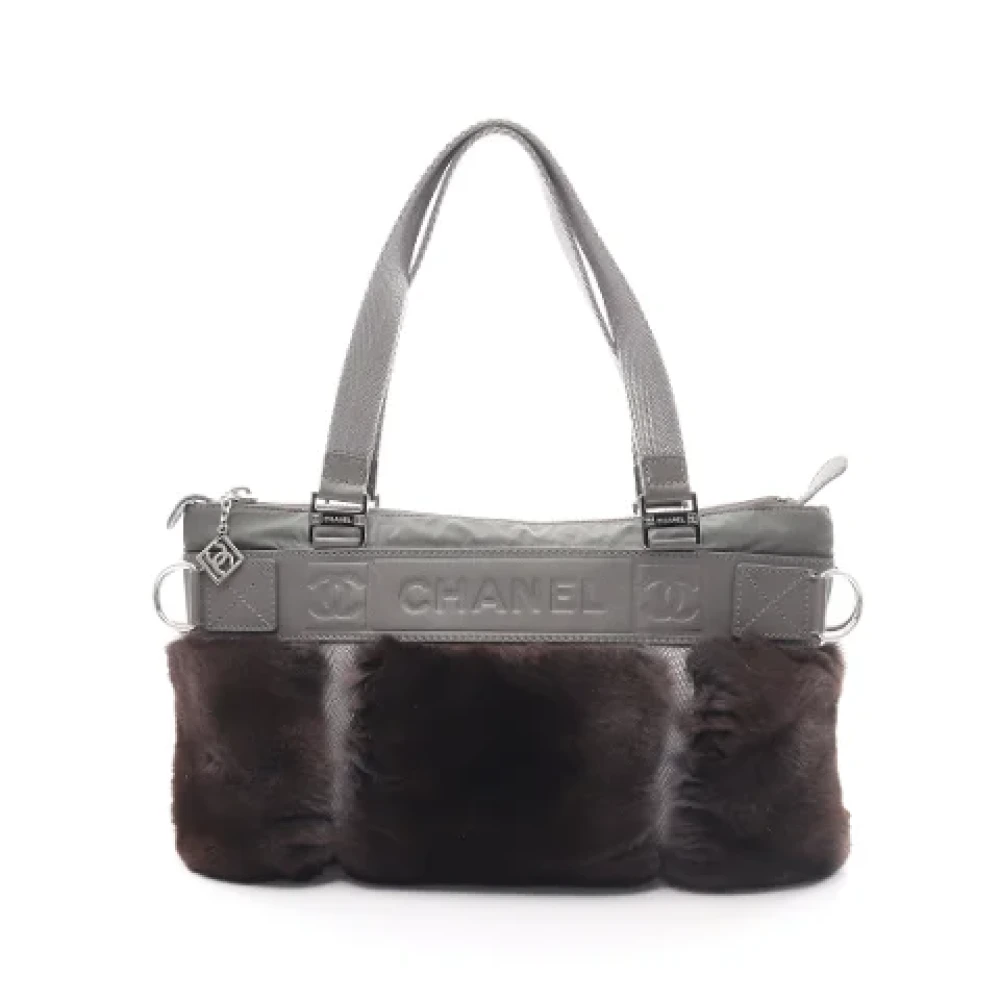 Chanel Vintage Pre-owned Fur chanel-bags Brown Dames