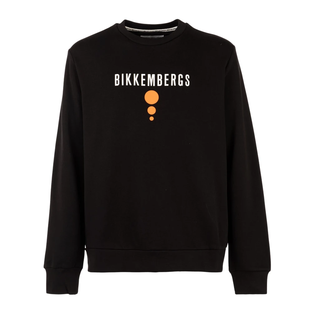 Bikkembergs Heren Sweatshirt met Print Black Heren