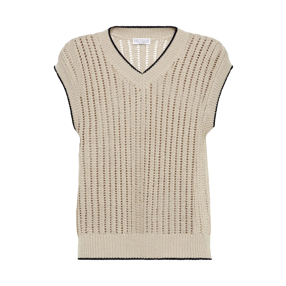 Knitwear > V-neck Knitwear - - Brunello Cucinelli - Modalova