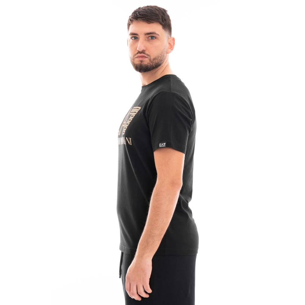 Emporio Armani EA7 Heren T-shirt Casual Stijl Black Heren