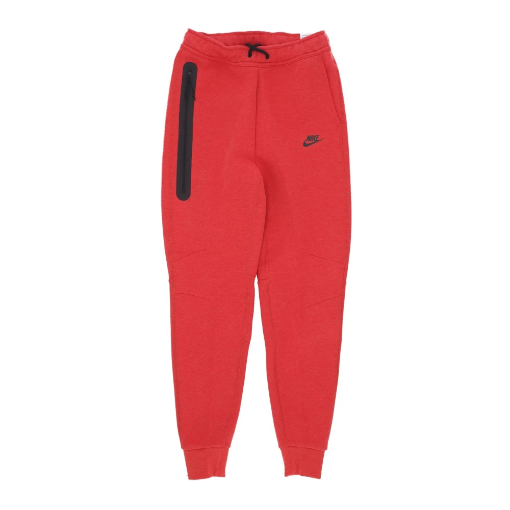 Nike Men's Red Tech Fleece Lightweight Jogger Pants
