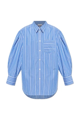 Oversized Skjorta med Ficka