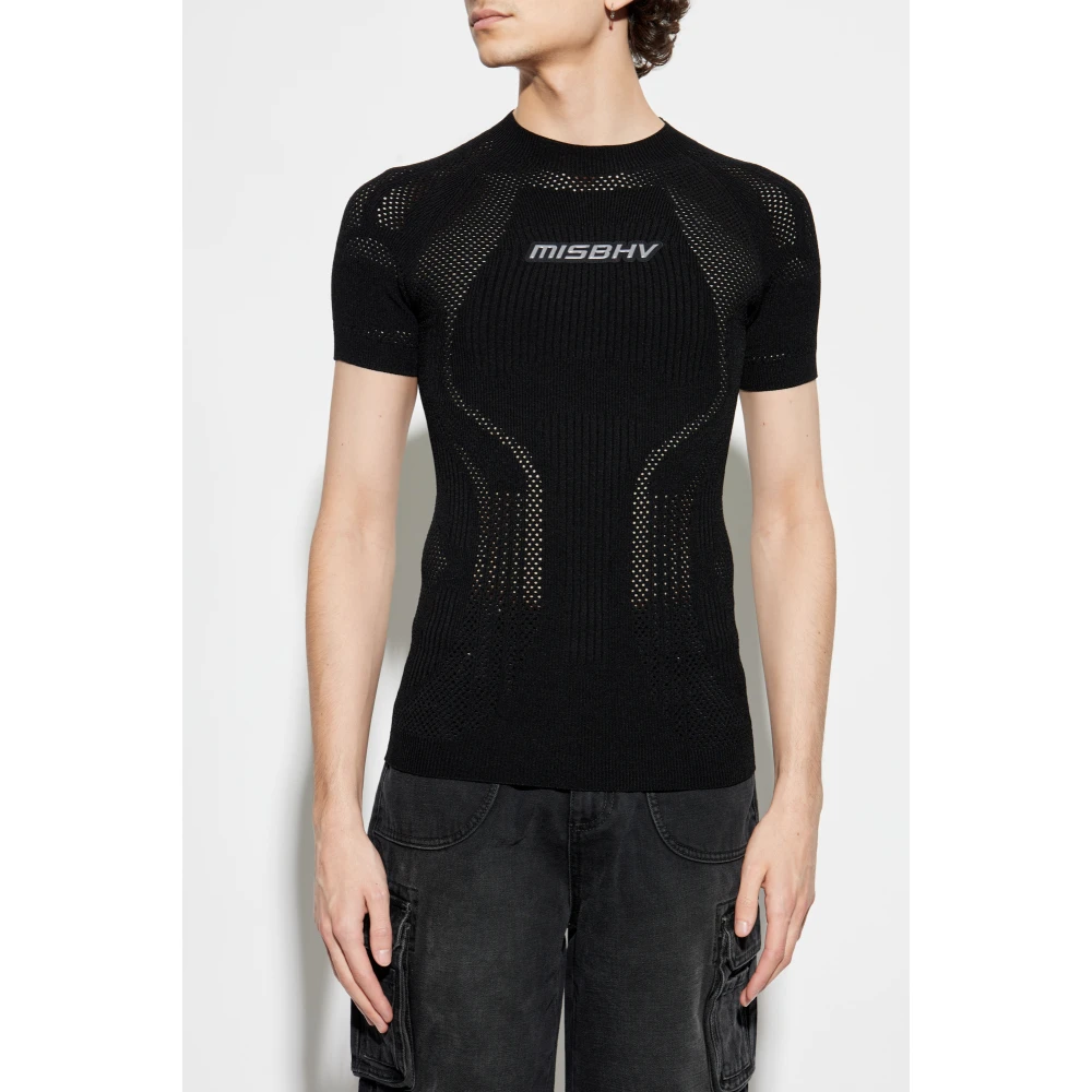 Misbhv Aansluitend T-shirt Black Heren