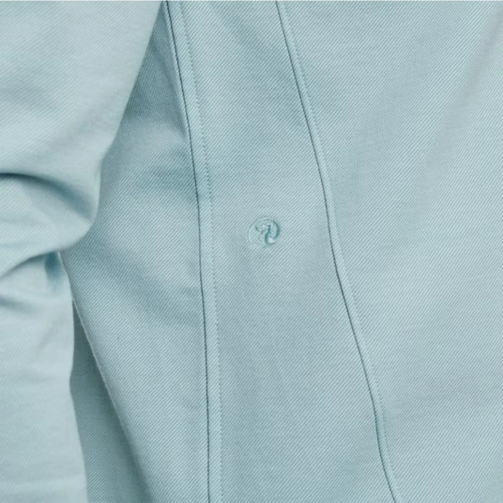 Cast Iron Twill Jersey 2 Tone Overhemd Blue Heren