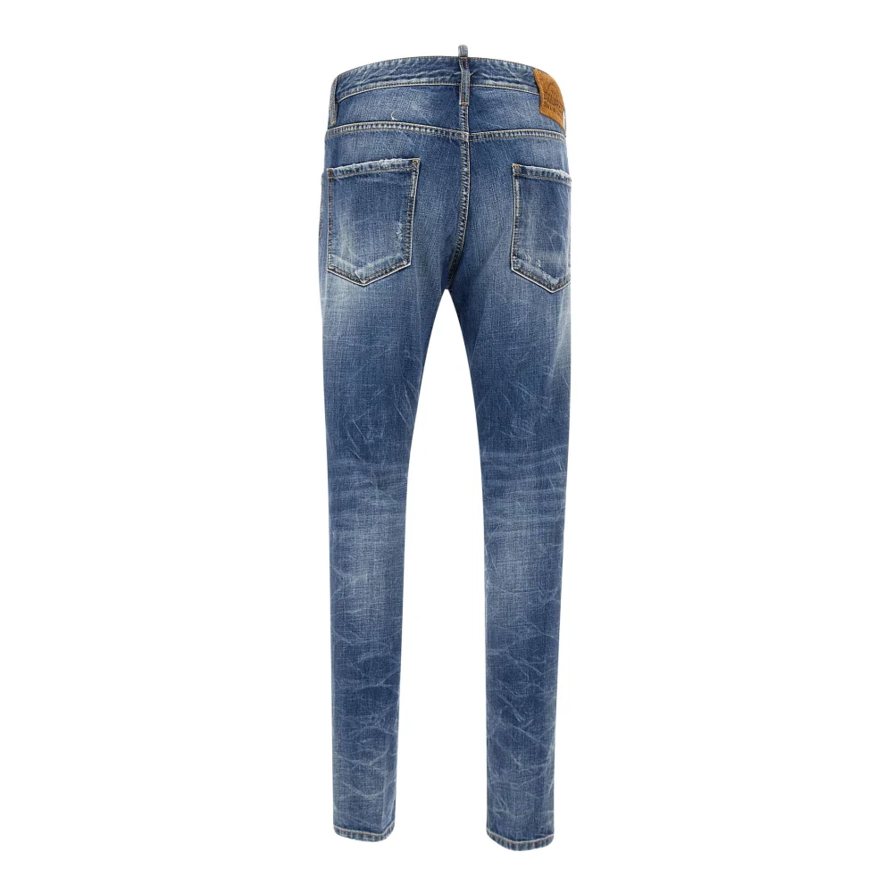 Dsquared2 Stijlvolle Denim Jeans Blue Heren