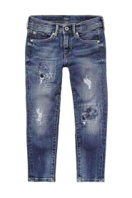 calca jeans skinny ecxo estonada masculina azul claro LYU