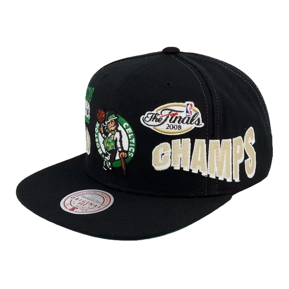 Mitchell & Ness Zwarte Celtics World Champs Snapback Black Heren