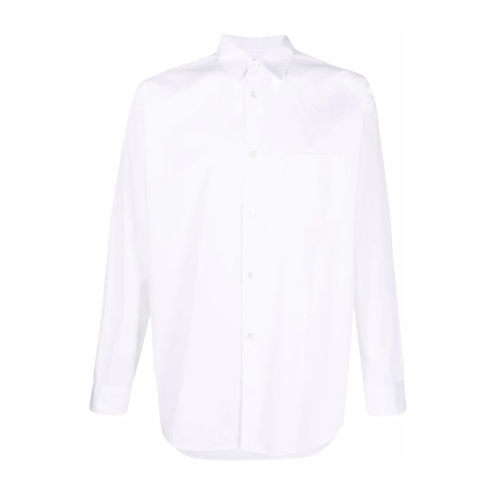 Comme des Garçons Katoenen overhemd voor heren White Heren