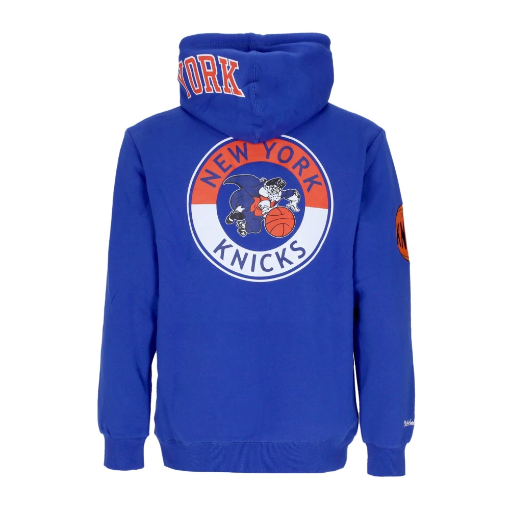 Mitchell & Ness NBA Hometown Fleece Hoodie Blue Heren