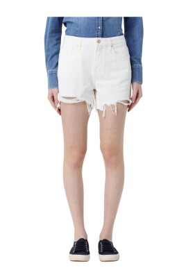 white-distressed-denim-shorts
