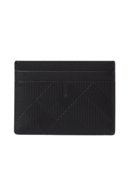 embossed-check-leather-card-holder