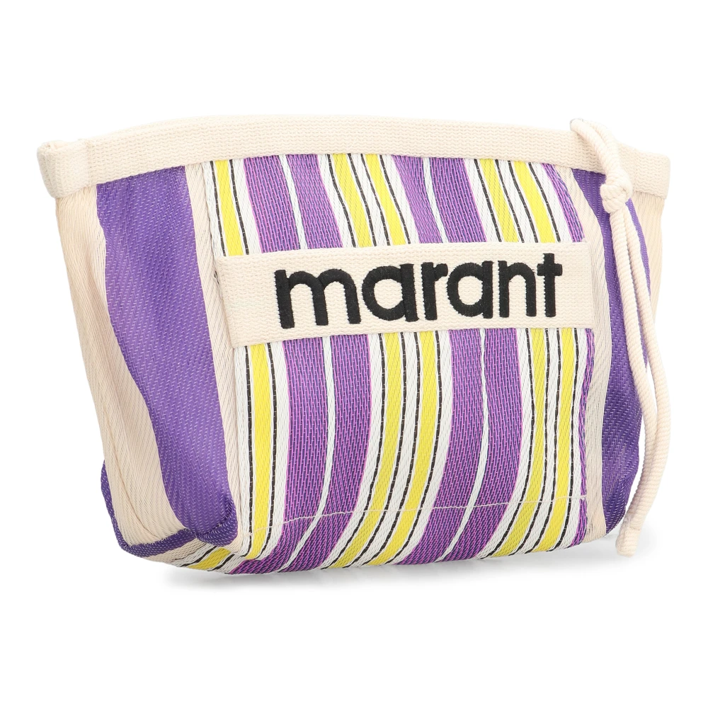 Isabel marant Nylon Clutch Tas met Rits Multicolor Dames