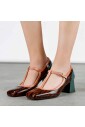 chaussure-en-cuir-verni-multicolore-avec-boucle